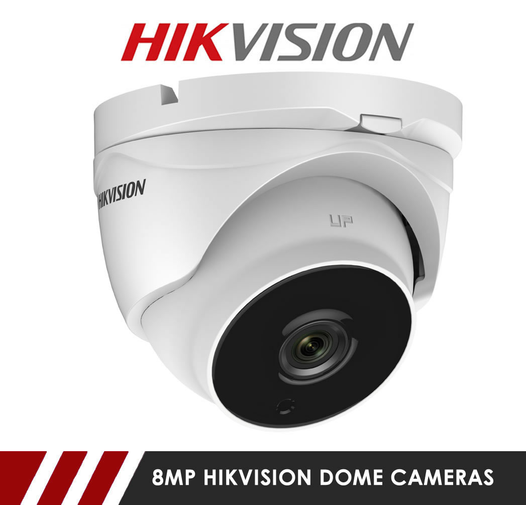 8MP Hikvision Dome CCTV Cameras