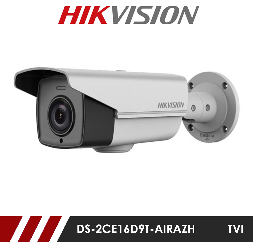 Mie Cctv Hikvision Ds 2ce16d9t Airazh Motorised Varifocal Lens 5 50mm Hd Tvi Cctv Bullet Camera
