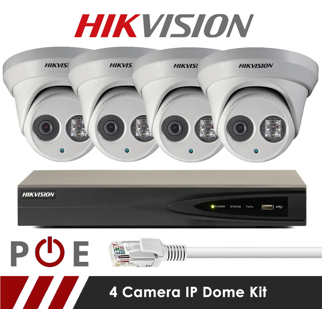 MIE CCTV: 4 Camera Hikvision CCTV Kit 